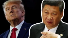 डोनाल्ड ट्रंम्प आणि शी जिनपिंग
