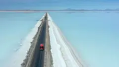 Salar de Uyuni, na Bolívia