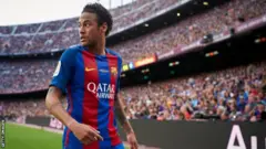 N﻿eymar ya kwashe shekara hudu a Barcelona kuma ya taimaka musu sun ci La Liga da Champion