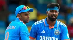 સૂર્યકુમાર યાદવ અને હાર્દિક પંડ્યા