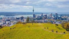 vista da cidade de Auckland 