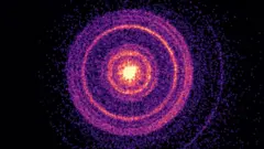 Explosão gama detectada por satélites