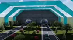 নির্মাণকাজ শেষ হয়েছে নদীর তলদেশ দিয়ে কর্ণফুলী টানেল 