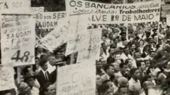 Manifestação de trabalhadores no Rio de Janeiro em 1961