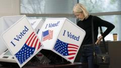 Votante en las elecciones primarias.