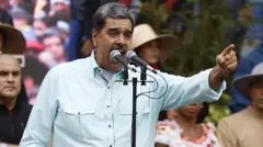 Maduro este miércoles en Caracas antes de que se conociera la noticia de la confiscación del buque.