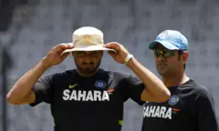 हरभजन सिंह और धोनी