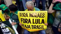 Protesto contra Lula e Alexandre de Moraes em SP