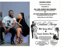 Ifechukwu Ekemezie na Ifeoma bụ nwaanyị ọ na-akwado ịlụ