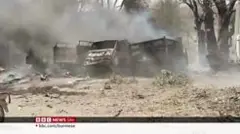 ပြောင်း ကျေးရွာ ကားဂိတ် ဗုံးကြဲ တိုက်ခိုက်ခံရ