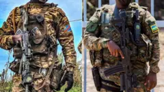 Umusirikare wa DR Congo hamwe n'uw'u Rwanda
