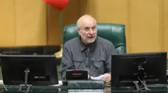 قالیباف در جلسه علنی امروز مجلس ایران