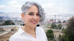 La senadora María José Pizarro, en un retrato en Bogotá ofrecido a BBC Mundo a través de su equipo de prensa.