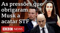 Repórter Mariana Schreiber sobre imagembet 77 apk downloadfundo com Alexandrebet 77 apk downloadMoraes e Elon Musk