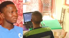 Abass ati ọmọ to n kọ Kọmputa ni ede Yoruba