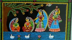 इस तरह बनाई जाती है टिकुली पेंटिंग 