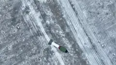 Drone largué près de Bakhmut