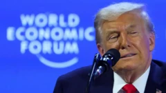 Трамп на форуме в Давосе