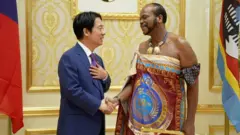 台灣總統賴清德與史瓦帝尼國王見面