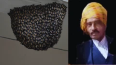 મધમાખીના હુમલાના મૃતક બાબુભાઈ માળી, જે તસવીરમાં જમણી તરફ છે. 