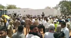 સુરેન્દ્રનગરમાં વિરોધ