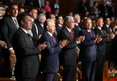 Борбор Азиянын төрт өлкөсүнүн лидерлери жана Азербайжандын президенти