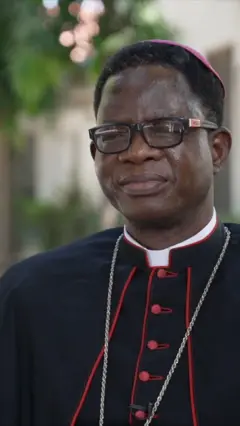 Di Catholic Bishop of di Diocese of Kotangora, Niger State, Bulus Dauwa Yohana 