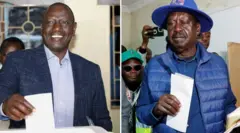 Loollan adag ayaa u dhaxeeya Ruto iyo Odinga