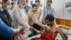 बेंगलुरु भगदड़ हादसे में घायल एक शख्स