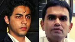 ਆਰਿਅਨ ਖ਼ਾਨ ਅਤੇ ਸਮੀਰ ਵਾਨਖੇੜੇ