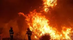 در مرکز پرتغال، آتش‌سوزی‌های بزرگ دیگر باعث بسته شدن چندین بزرگراه، از جمله بخش‌هایی از جاده بین لیسبون و پورتو شده است