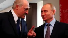 Путин и Лукашенко в Сочи, 2019 год
