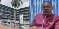 Aworan ile iwosan ati adari ẹgbẹ awọn oṣiṣẹ UCH