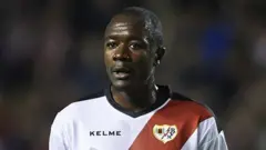 Giannelli Imbula avec le maillot du club Rayo Vallecano