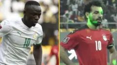 Sadio Mané na Mohamed Salah