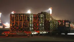 የውጭ አገራት የጦር መሳሪያ የሚገባበት የዩክሬን ማረፊያ