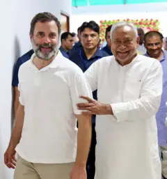 राहुल और नीतीश
