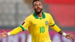 سجل نيمار هدفه الدولي رقم 64 في مباراة أمام منتخب بيرو