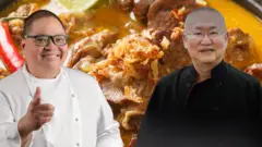 Chef Ragil dan pakar kuliner Indonesia, William Wongso berbagi tips mengolah daging kurban.