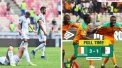 Ẹgbẹ agbabọọlu Algeria ati Ivory Coast