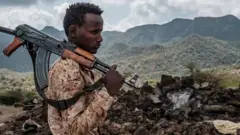 አፋር ላይ ያለ ወታደር