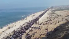stotine hiljada Palestinaca vraća se na sever Gaze
