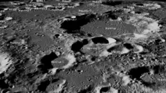 ASA tweeted images of landing site where Vikram attempted a descent.