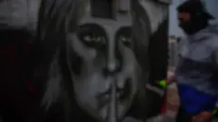 صورة من برنامج "دنيانا" عن العنف في زمن الكورونا
