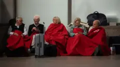 Dozens of people had to spend the night at Atocha train station in the capital, Madrid