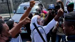 Nigerian protesters