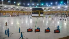 المسجد الحرام في زمن كورونا