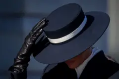 The U.S. first lady Melania Trump leaves the U.S. Capitol building on the inauguration day of U.S. President Donald Trump's second presidential term, in Washington, U.S. January 20, 2025. REUTERS/Carlos Barria 