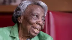 Virginia McLaurin i Washington DC ku wa 22 Ruhuhuma 2016