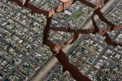 ፋይል ፎቶ፡ በመሬት መንቀጥቀጥ ምክንያት የተሰነጣጠቀ መሬት